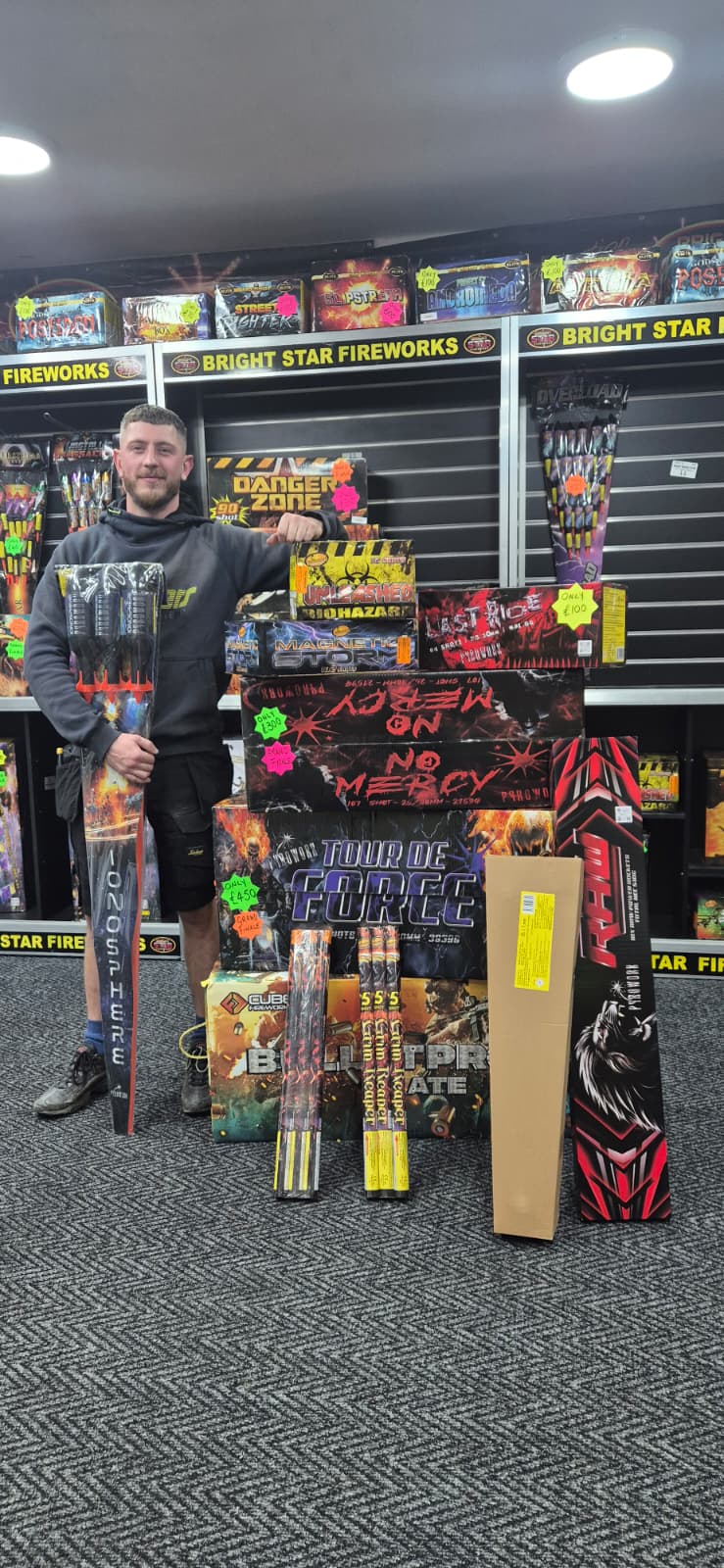 Fireworks display by Andy, Keighley